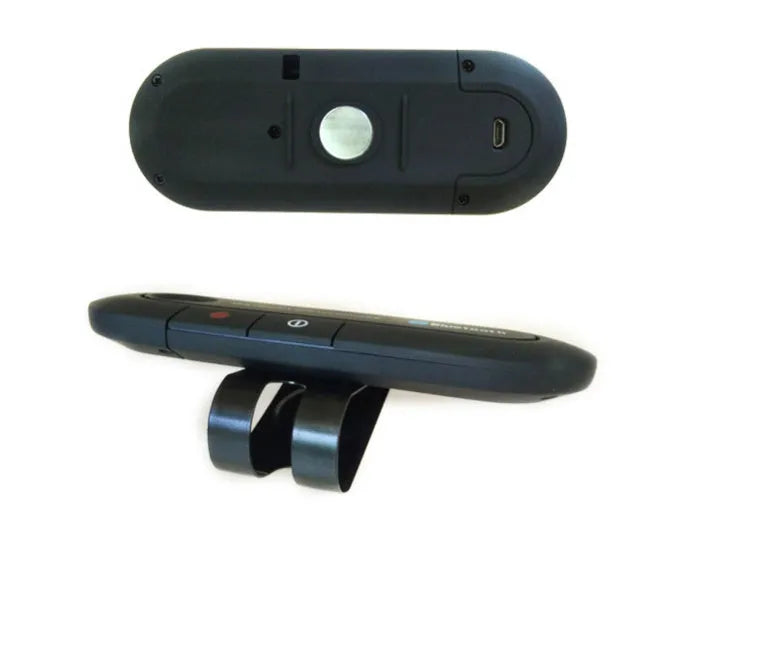 Vehicle-mounted Bluetooth handsfree phone sun visor kit with car charger and USB cable