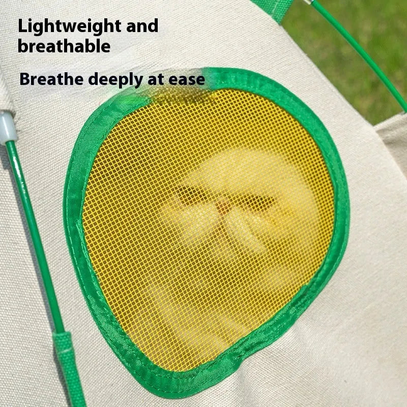 Cloth dome-shaped cat tent with optional thick pad, serving as a pet bed and cage.