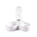 White food-grade indoor pet water fountain for cats and dogs, 22x26x16cm
