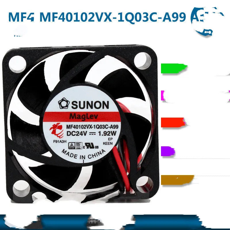 MF40102VX-1Q03C-A99 24V DC 4 cm axial cooling fan for electronics