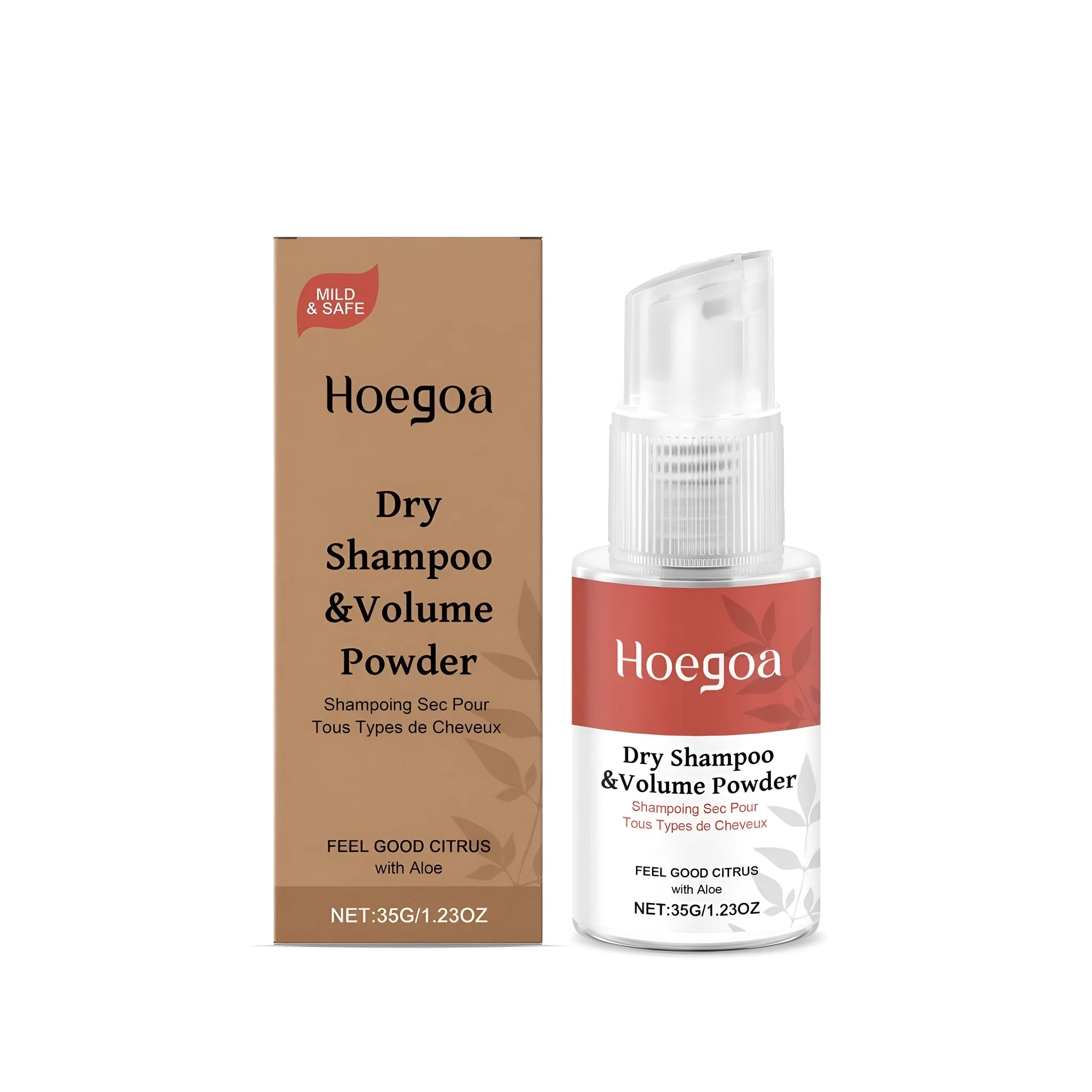 35g dry shampoo spray bottle for oil control and hair refresh with natural extracts
