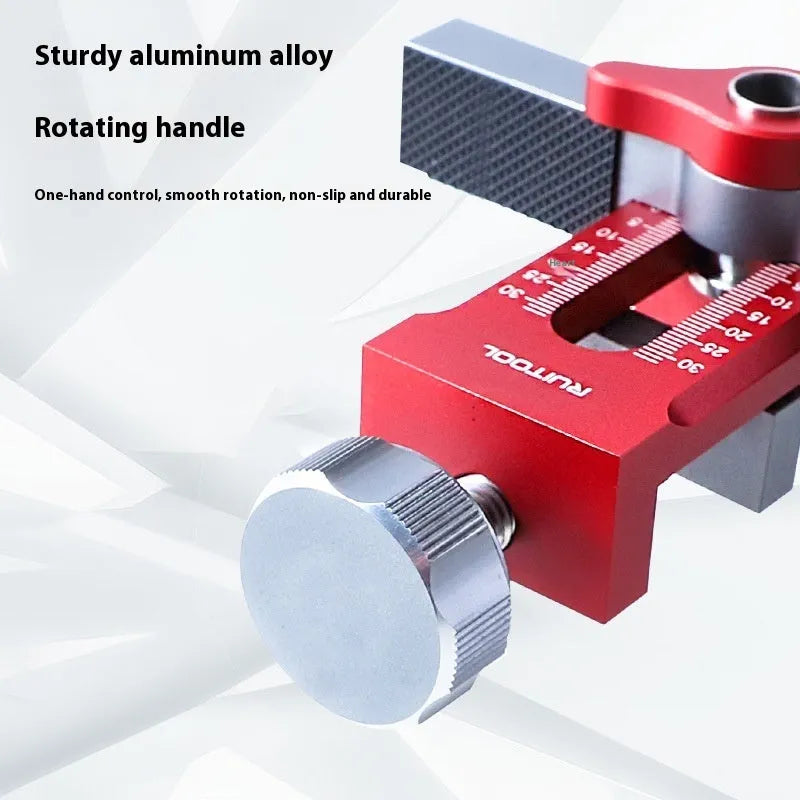 Aluminium alloy cabinet door installation tool with diamond drill bit for woodworking projects