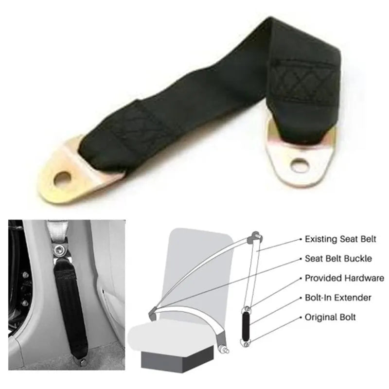 Electric door limit fixing strap with screw nut in 29cm and 16cm length options