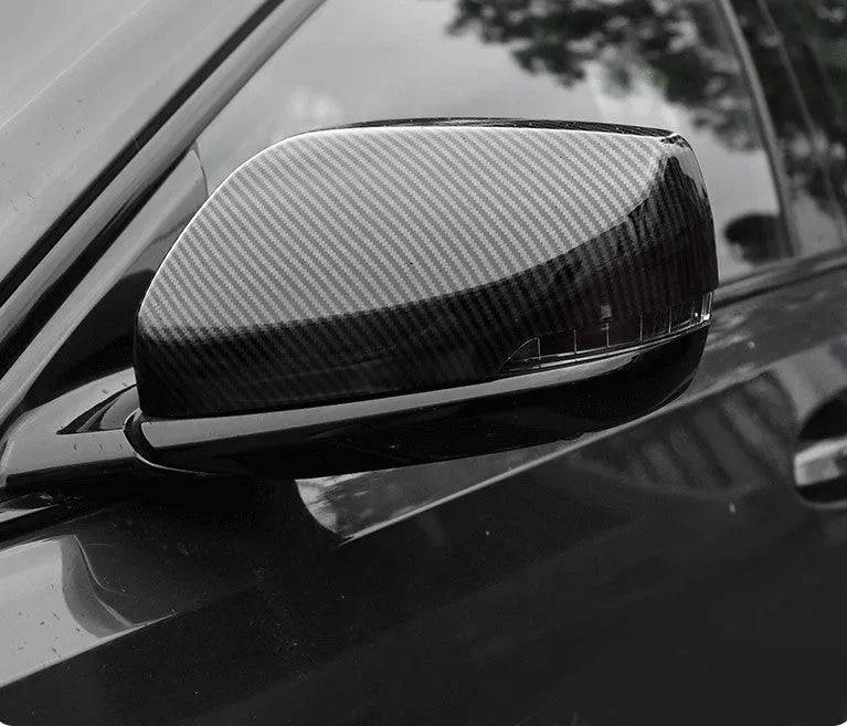 Cadillac CT5 CT6 carbon fibre pattern rearview mirror cover pair