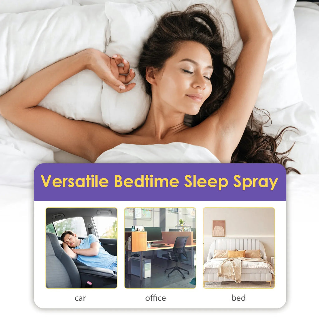 30ml lavender sleep spray bottle for bedtime relaxation and body fatigue relief