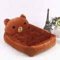 Cartoon puppy cat sofa bed for small dogs and cats with washable cover in winter warm design