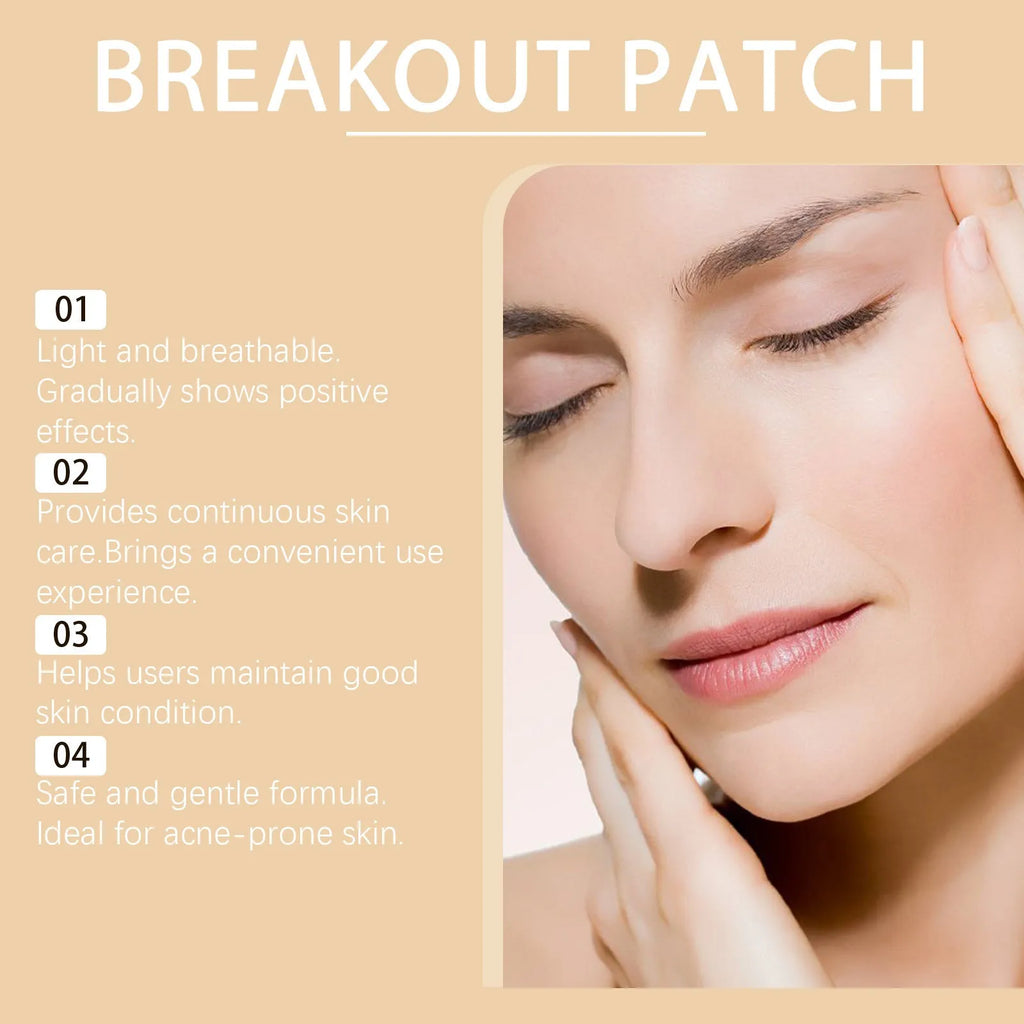 8-pack of hydrocolloid acne patches with tea tree oil and centella asiatica extract for spot treatment