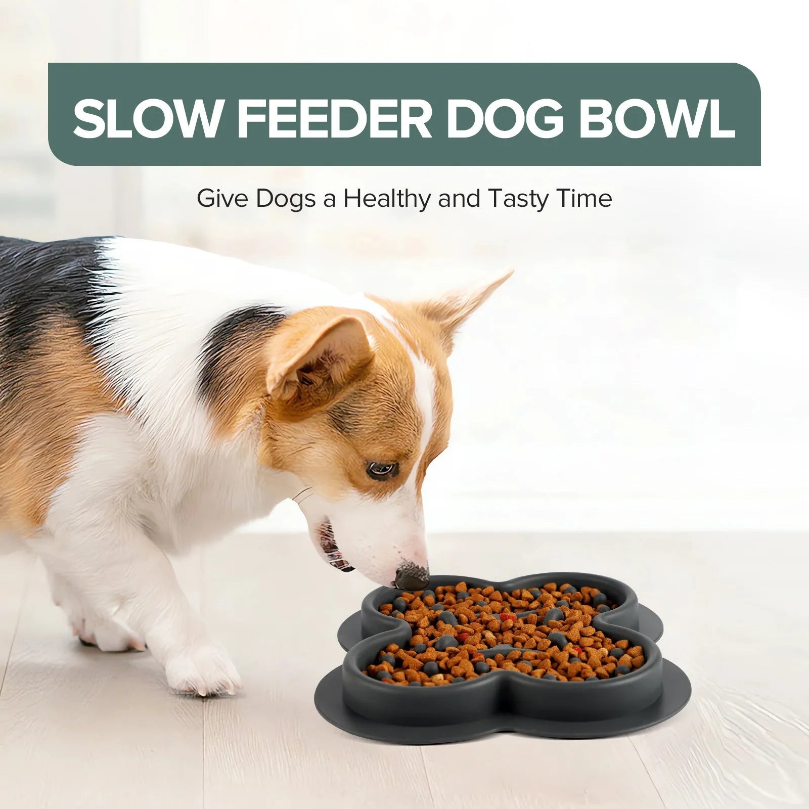 Silicone pet licking pad with textured surface and non-slip base for cats and dogs