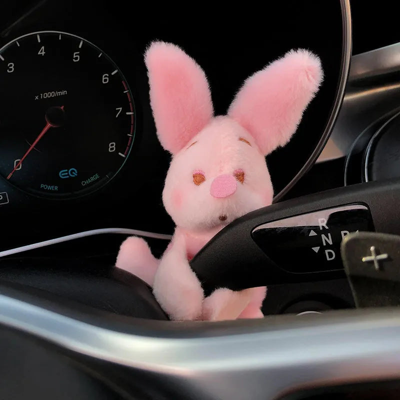 Cotton pilot dog car dashboard decorative doll with hanging hook in multiple colour variations