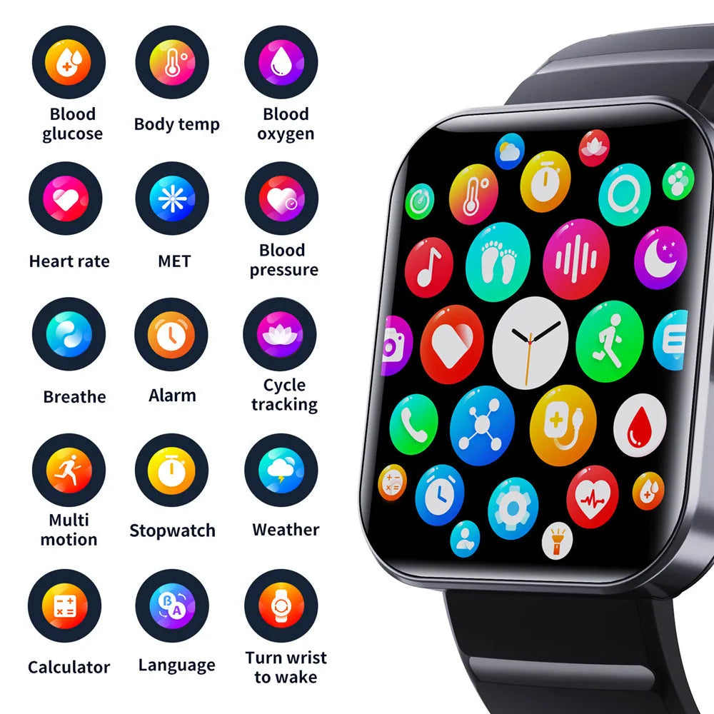 Smart plastic watch with sleep monitoring and heart rate tracking in a pink capsule colour