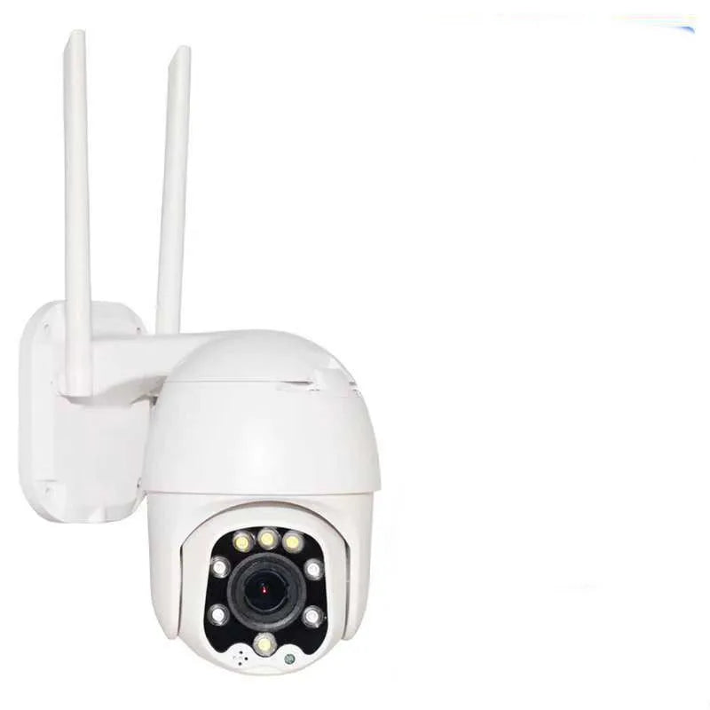 White HD panoramic dome network camera with 3MP resolution and wide angle lens for indoor outdoor surveillance