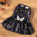 Halloween dog costume with angel wings in bright pumpkin colour, size medium.