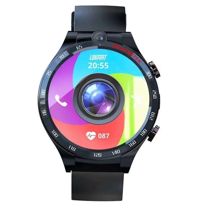 All Netcom student phone smart watch with 1.6-inch TFT screen and silicone strap on wrist