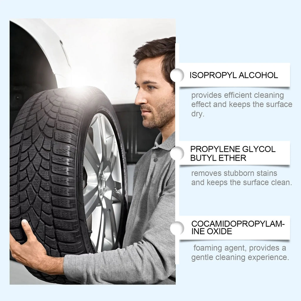 120ml car wheel protector bottle measuring 5.5 x 11cm for wheel cleaning and maintenance