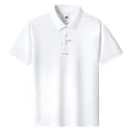 Men's casual cotton T-shirt with printed letter pattern in multiple colour options