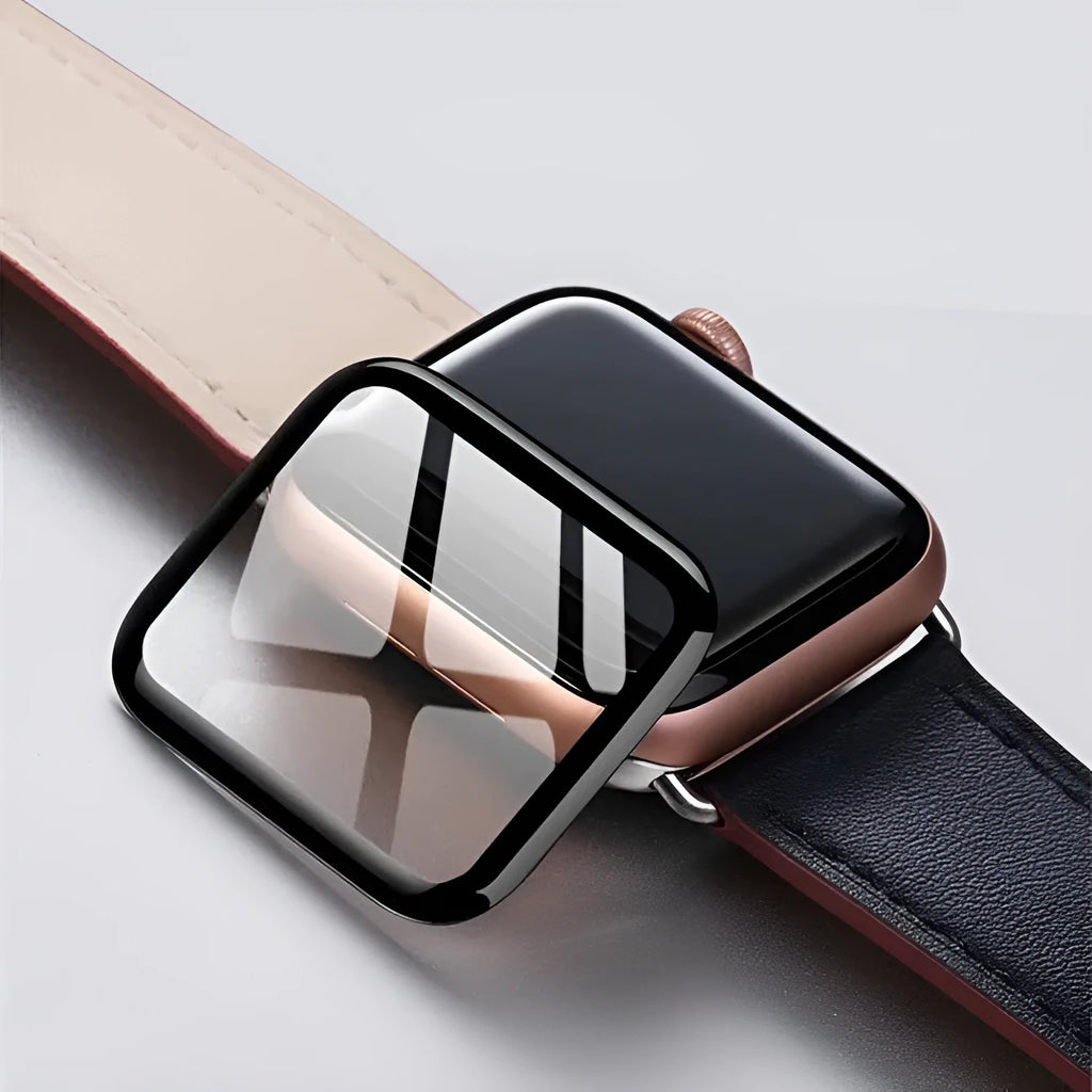 Apple Watch composite tempered glass front film protector for 38mm 40mm 42mm 44mm cases scratch-resistant