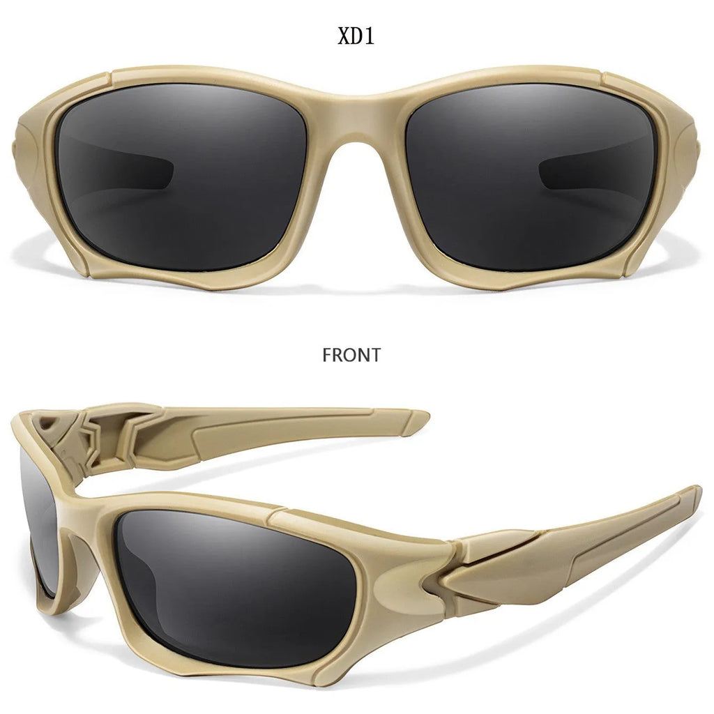 Men's polarized outdoor sports tactical glasses windproof in a chosen colour option from XD1, XD2, XD3, XD4.