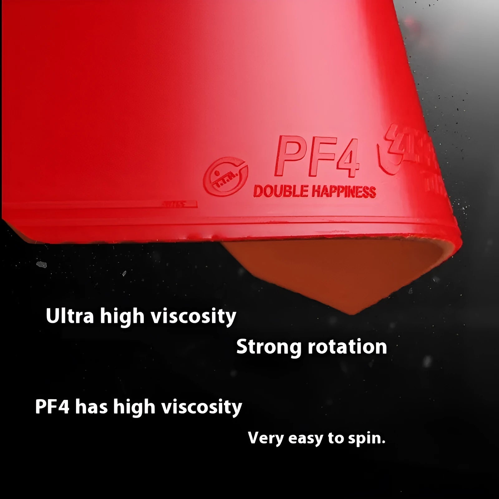 Fast Attack Sticky Classic-50 table tennis bat with anti-rubber in red or black.