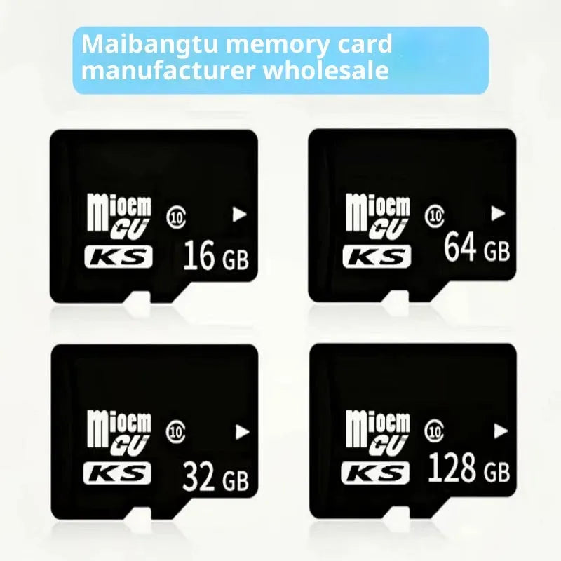 Black 32GB C10 high-speed TF memory card for mobile phone, camera, SLR, monitoring and driving recorder use