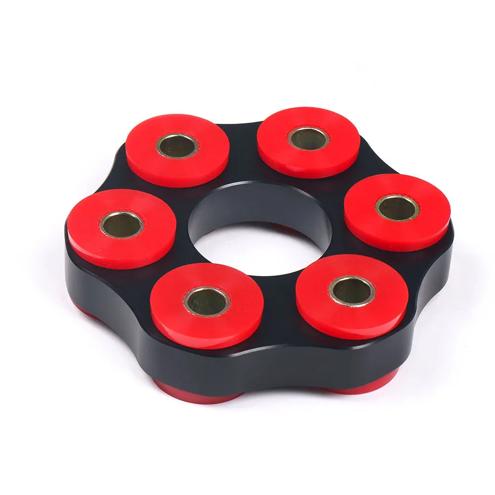 Red polyurethane aluminium drive shaft connecting bracket for BMW E46 E36 E30 vehicles