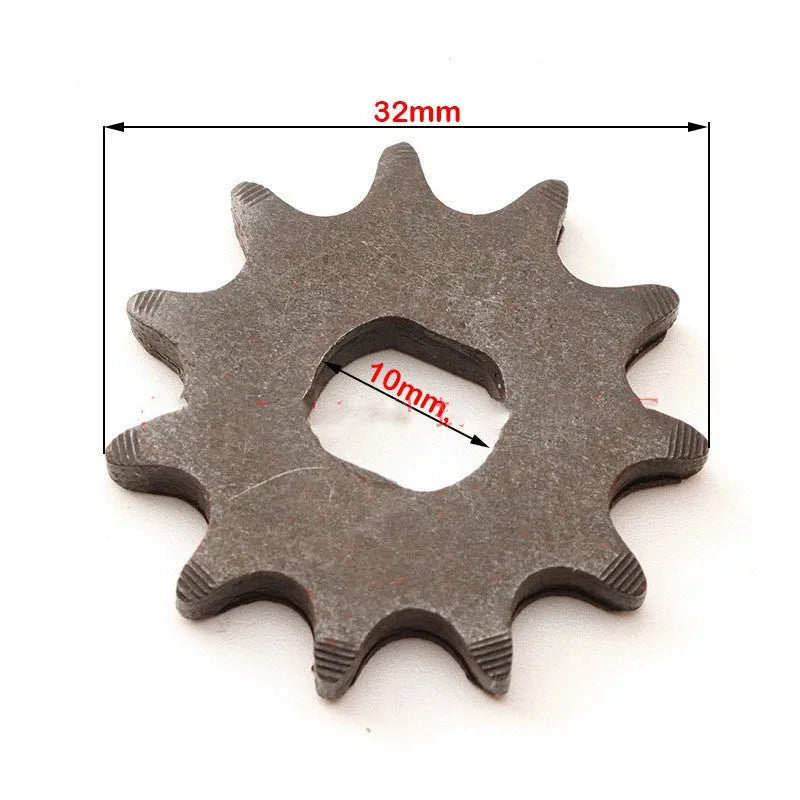 Cast iron 11-tooth non-circular motorcycle drive gear for 25hT8F reduction chains