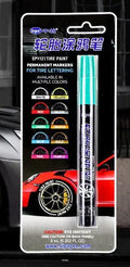 3.0mm waterproof paint repair pen for car tyre and wheel marking, refillable in ten colours