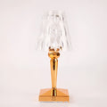 Rose gold portable touch projection night light with rechargeable three-colour dimming