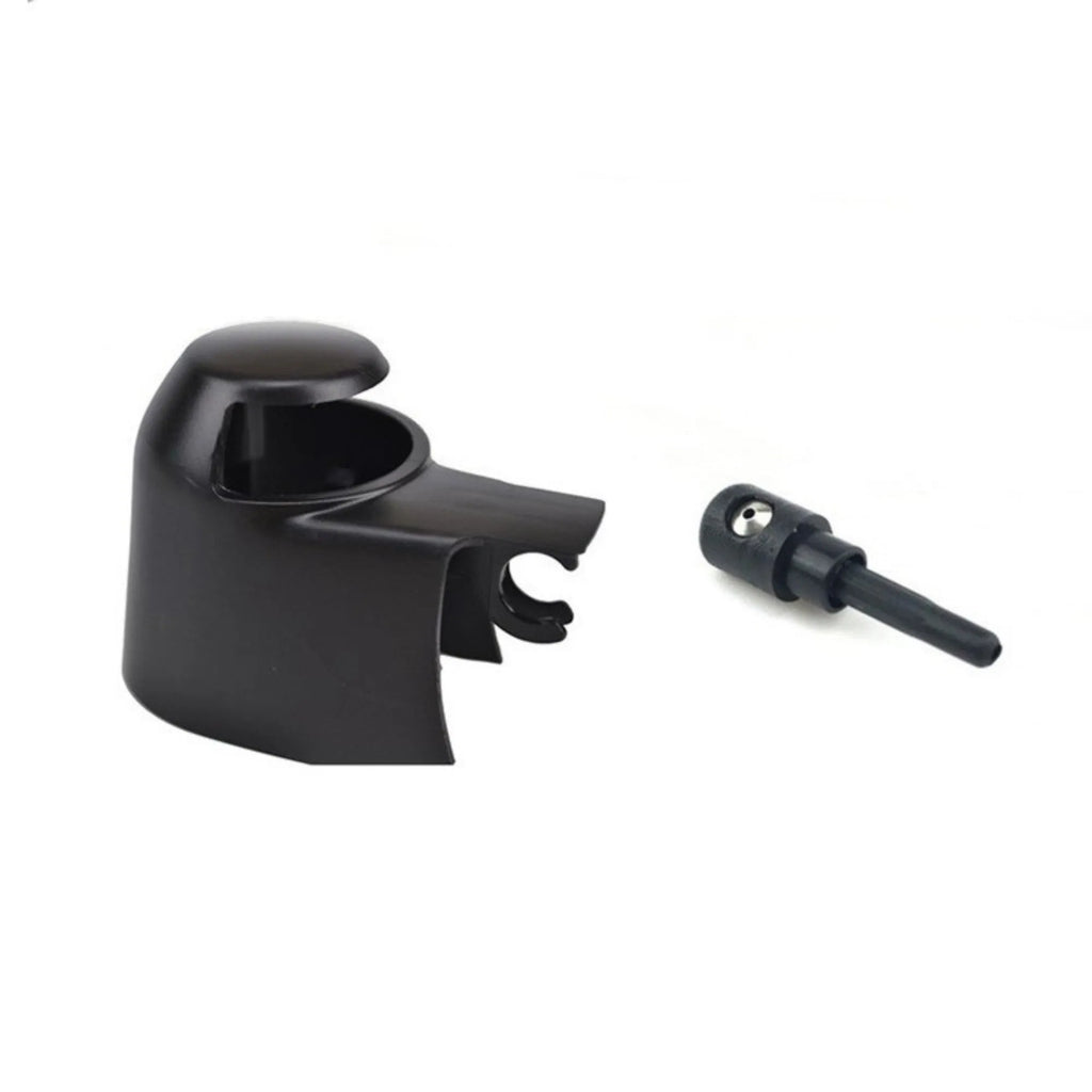 Black plastic rear wiper cover nozzle replacement part for Volkswagen Tiguan and Golf models
