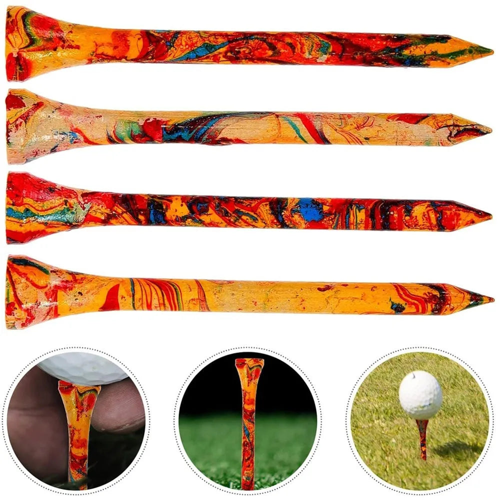 Colourful 70mm diameter golf ball holders made from hemu material for training