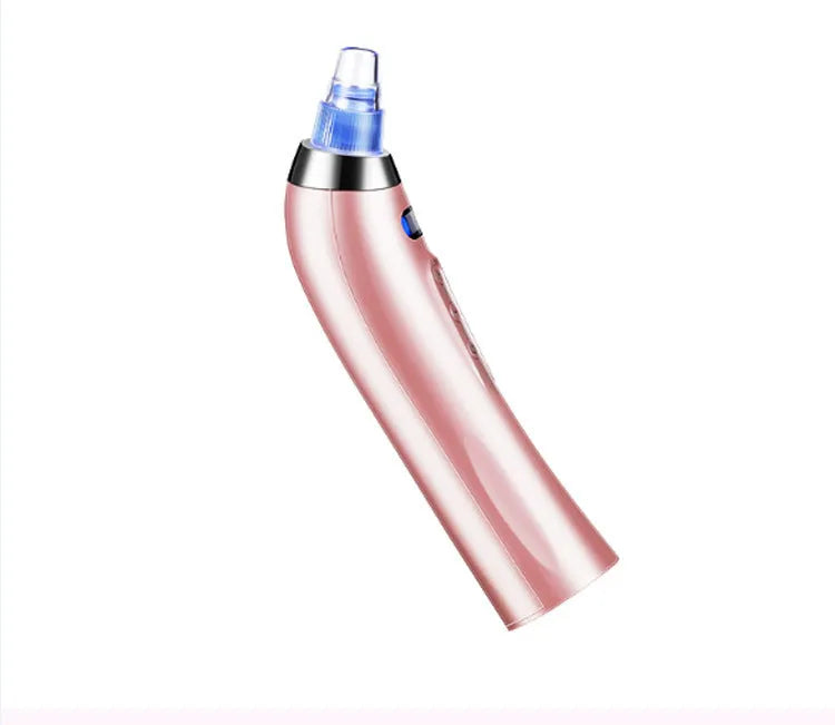 Electric pore cleaner blackhead remover beauty instrument in pink or white with USB charging