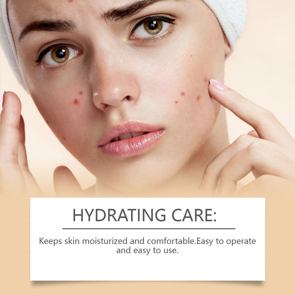 8-pack of hydrocolloid acne patches with tea tree oil and centella asiatica extract for spot treatment