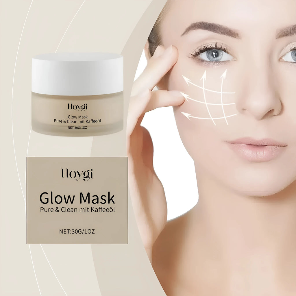 Moisturising and skin lightening facial cream mask measuring 5.1cm by 3.9cm