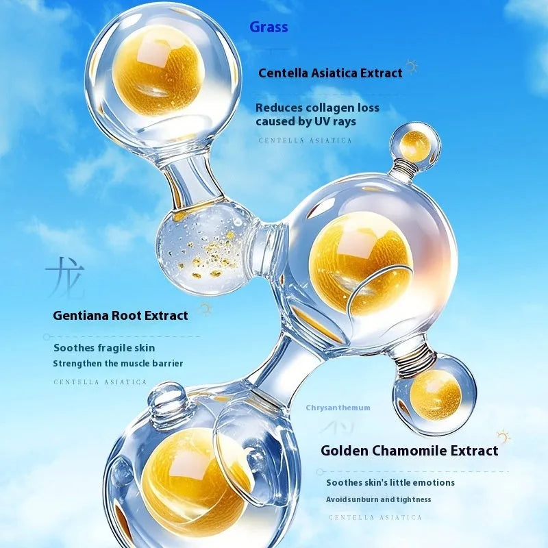 Crystal Sunscreen Spray SPF50 in 90ml bottle for military training and full body UV protection
