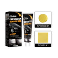 120ml car scratch wax polish container with sponge and microfiber towel for paint maintenance