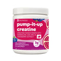 Creatine gummy candy in blueberry and pomegranate flavour, vegan-friendly chewy gummies for muscle support