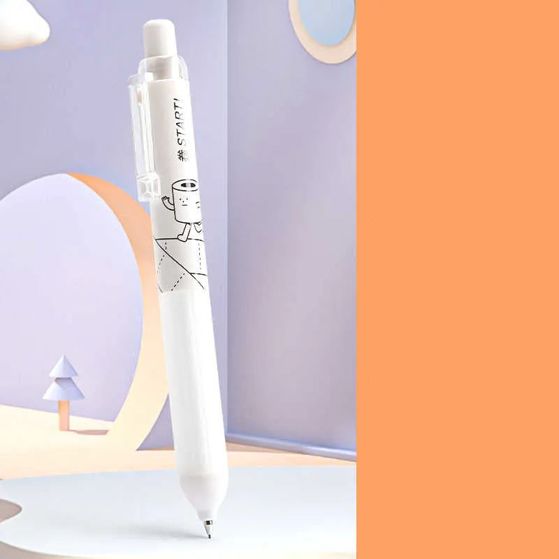 0.5mm automatic pencil with cloud grip in black or white colour options