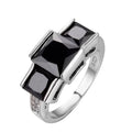 Geometric electroplated copper ring for women in olive green colour, showing size 8 on a plain background.