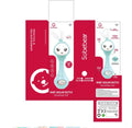 Baby molar music stick teething toy in mint green colour with ABS plastic construction