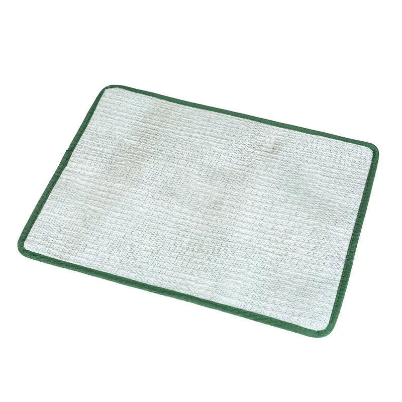 Green realistic dog grass pee pad with drainage-layer for potty training