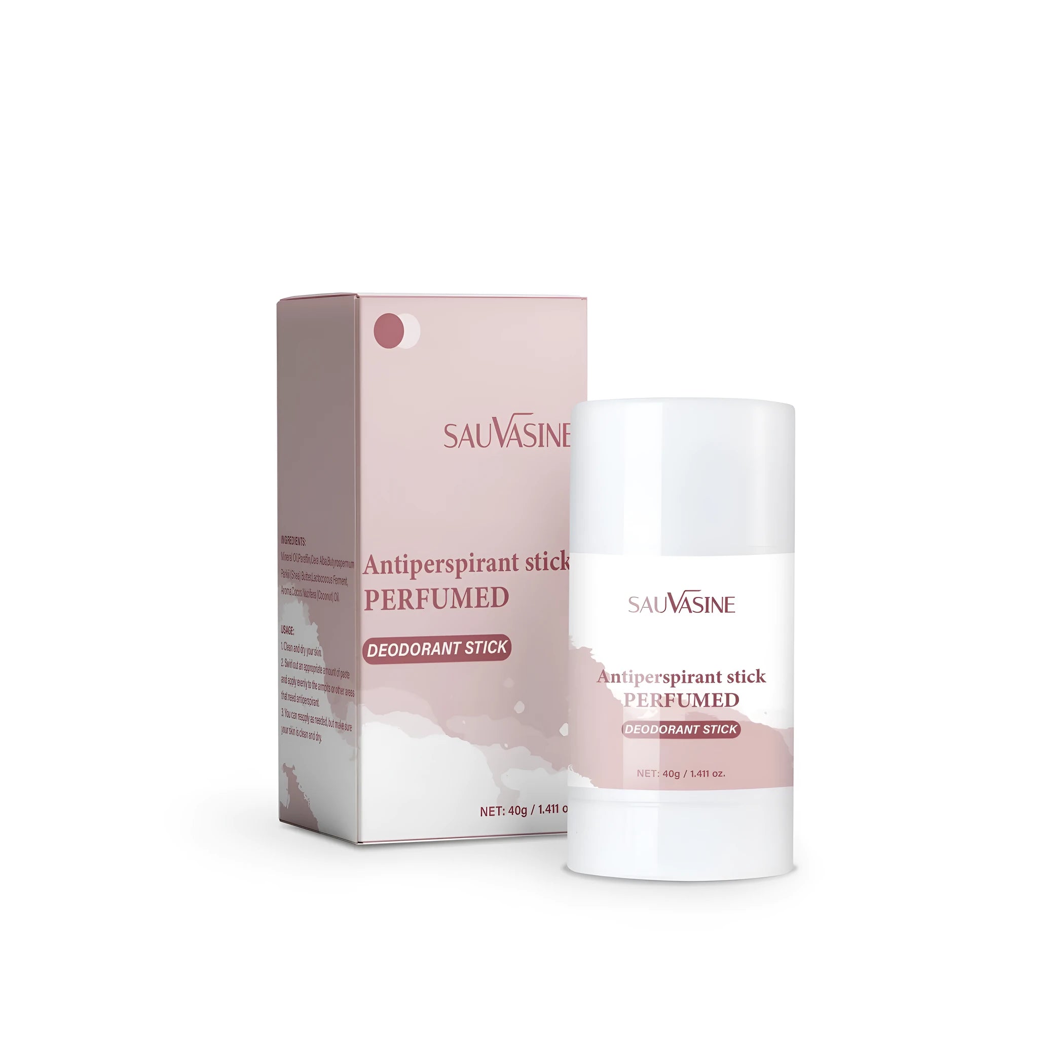 40g antiperspirant deodorant stick for women and family use.