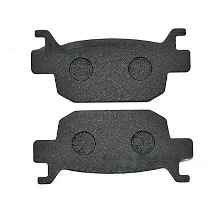 Motorcycle brake pad set for Small Yellow Dragon 300, 81mm x 37mm x 9mm, on white background