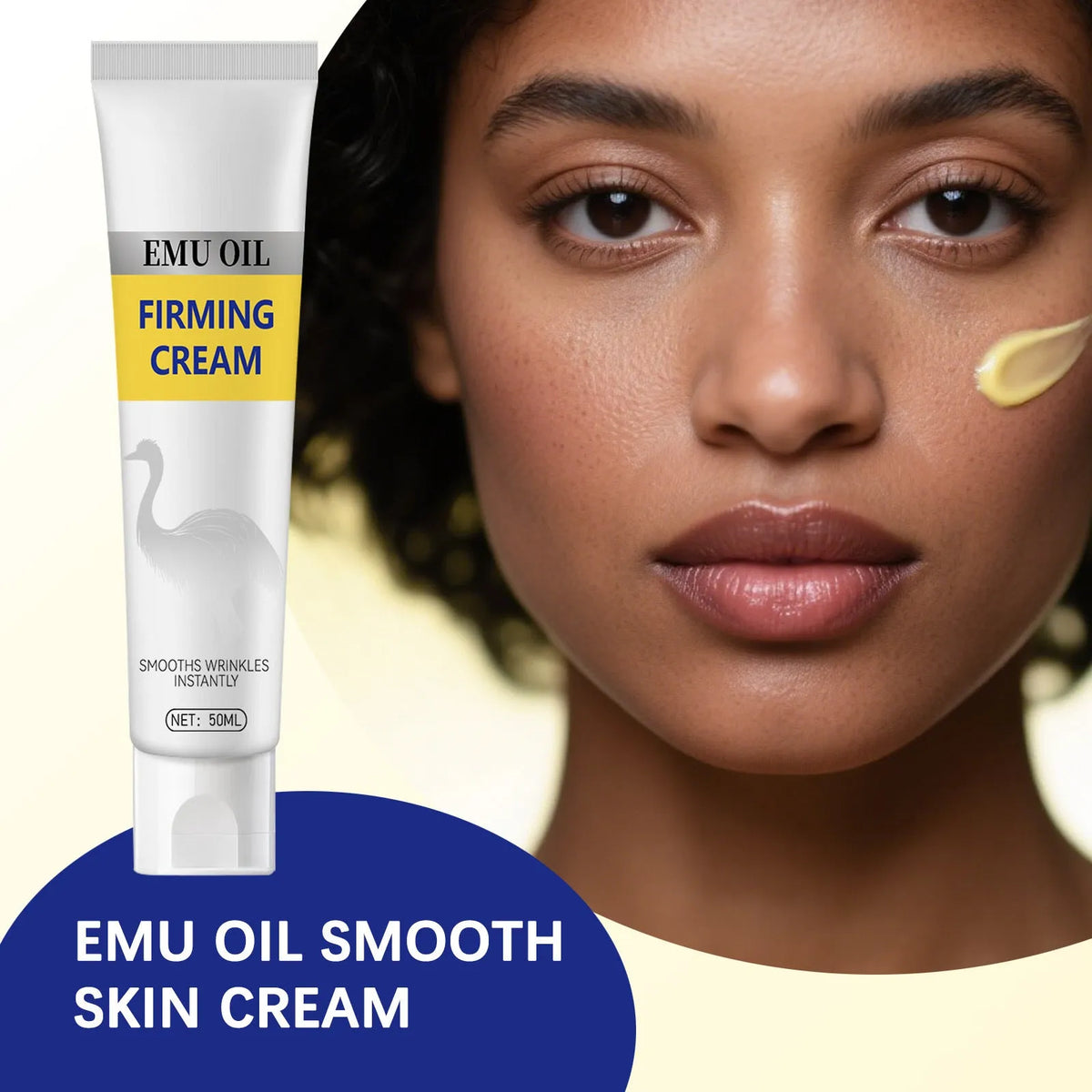 50ml moisturising face and neck cream for wrinkle appearance and lifting