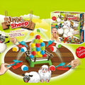Children's plastic Bouncing Sheep Game ejection balance toy in colour box