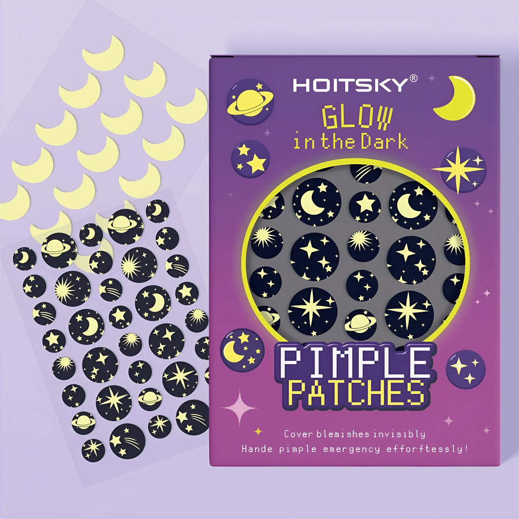 Acne patch 51 count starry sky design waterproof breathable plastic