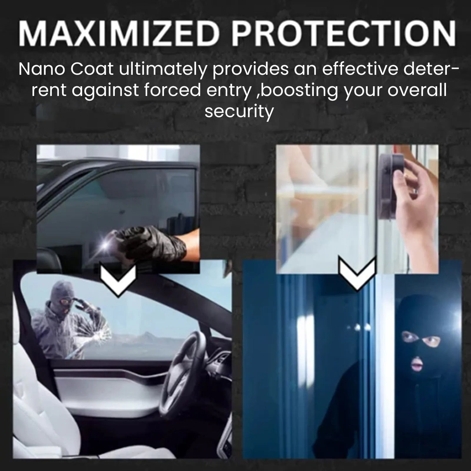 Single piece reinforced car cleaning sponge for windshields and hydrophobic glass.