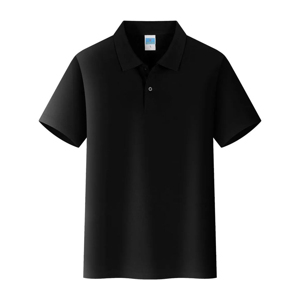 Straight cut short sleeve cotton polo shirt for work wear embroidery in multiple colours