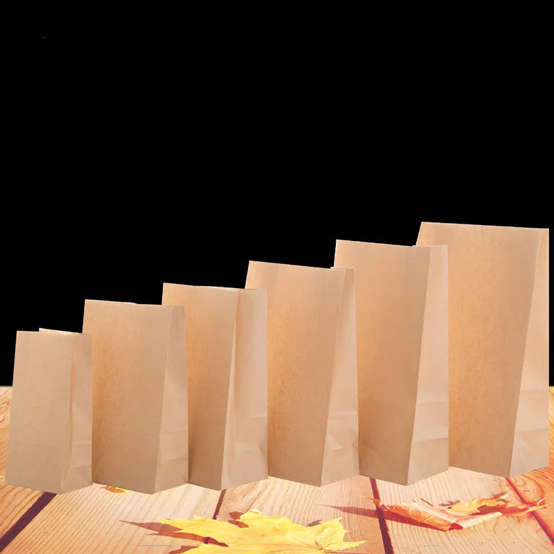 Yellow kraft paper aluminium foil inner packaging bag for snack foods with custom sizing