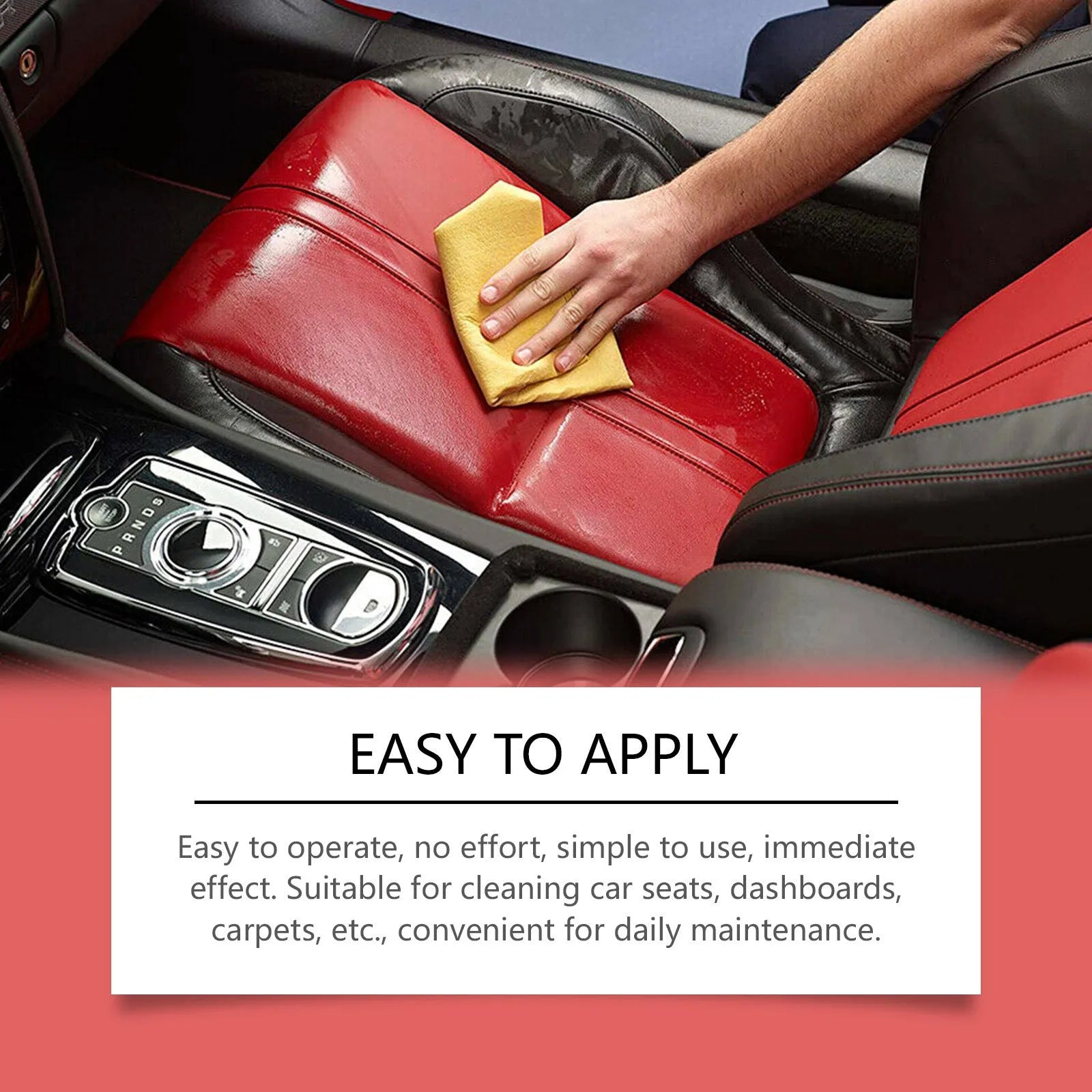 Car multifunction detergent 120ml bottle for cleaning fabric seats and steering wheels
