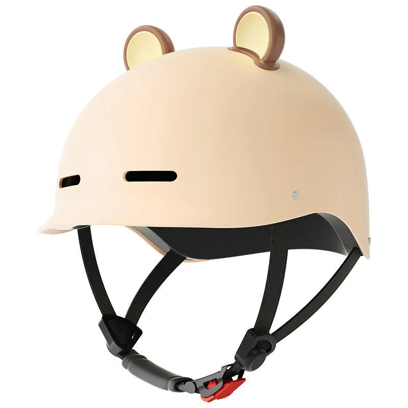 3C certified electric bicycle helmet in ABS material shown in multiple colour options