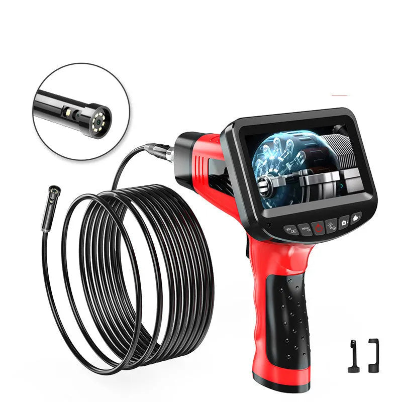 8.5mm diameter dual-lens endoscope inspection camera with cable options
